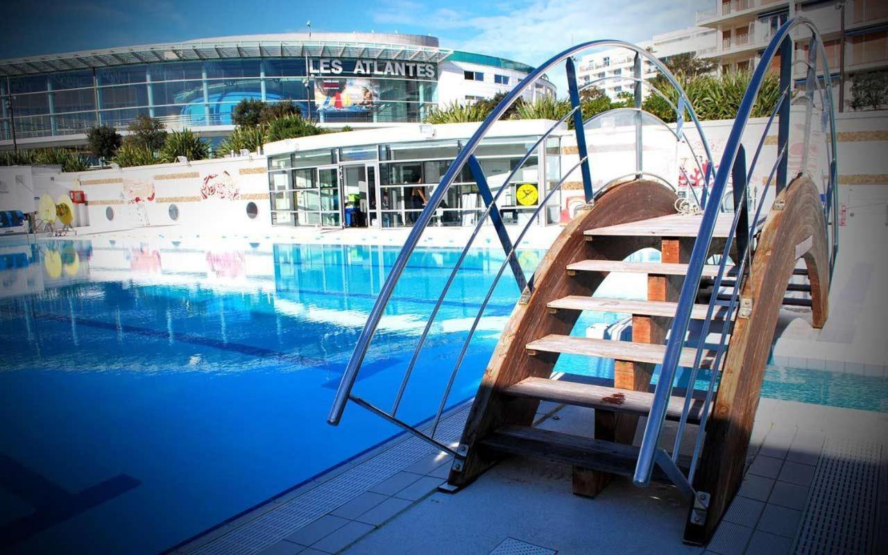 Sunny Studio Terrasse, Hypercentre La Plage A 2 Pas ! เลส์ซาบล์-โดล็อนน์ ภายนอก รูปภาพ